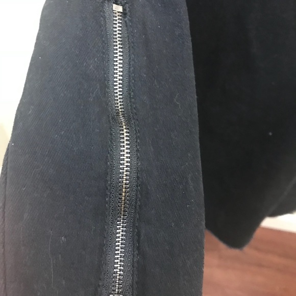 NWT MAISON CINQCENT Dress Black raw edge denim - Picture 3 of 8